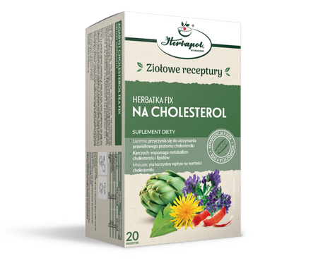 Herbatka fix Na Cholesterol Herbapol Kraków, 20x2g
